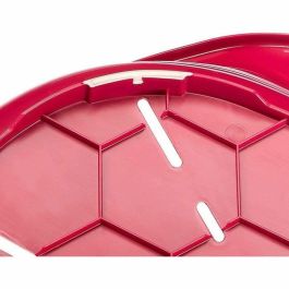 Ferplast Cama Plástico Siesta Deluxe 4 Perro Gato Burdeos