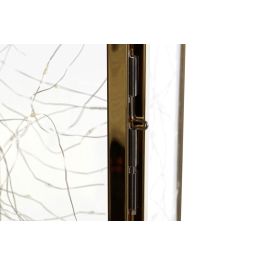 DKD Home Decor Farola Navidad Moderna Dorada 14 x 36 x 15 cm