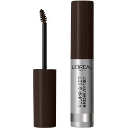 L'Oréal Paris BROW ARTIST plump & set - Fijador de Cejas Tono Dark Brunette, 4,90 ml. Gel Definidor y Rellenador, Larga Duración, Resistente al Agua