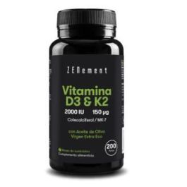 Vitamina D3 + K2Con Ac. De Oliva 200Perlas Vitamina D3 + K2Con Ac. De Oliva 200Perlas Precio: 21.5000005. SKU: B1HEC4JD3H