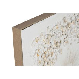 DKD Home Decor Cuadro Glam Blanco 102x102 cm (2 Unidades) Decoración Pared Lienzo PS