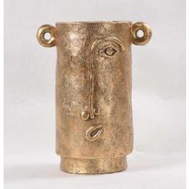 DKD Home Decor Jarrón Moderno Dorado Magnesia Cara 19.5 x 36 x 29 cm Precio: 16.30596. SKU: S3031050