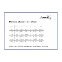 Disfraz Erótico Obsessive Stewardess Gris