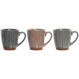 Taza Urban DKD Home Decor Azul Beige 7.6 x 9 x 10.5 cm (12 Unidades) Precio: 30.68999956. SKU: B1442F93NW