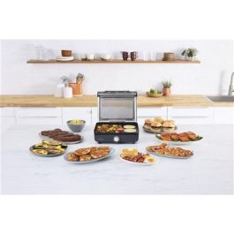 Ninja GR101EU Parrilla y Plancha de Interior Versátil para 4-5 personas con Temperatura Controlada hasta 260°C y Superficie Antiadherente