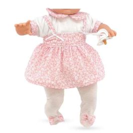 Baby lloron 50 cm t. flores rosa ref: 6026-24 50 cm