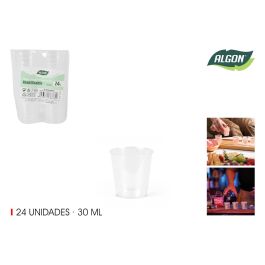 Set de 24 vasos chupito PP 30 ml transparentes Algon (24 Unidades) Precio: 17.5000001. SKU: B14JY6VS7A