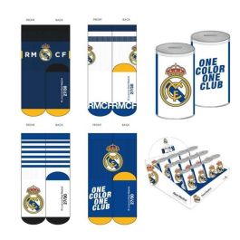 Cerdá Calcetines 4 Piezas Real Madrid Multicolores Talla 27/30 Infantil