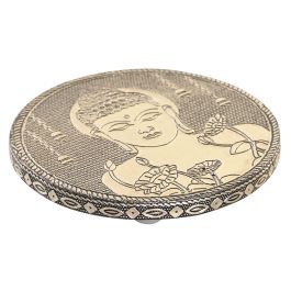 DKD Home Decor Soporte Incienso Buda Árabe de Madera y Aluminio Champán, 10x10x1 cm, Colección Gold Buddha Precio: 3.69000027. SKU: S3039751