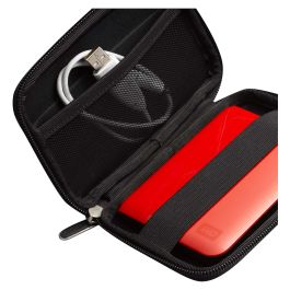 CaseLogic Funda Exterior para Disco Duro QHDC-101, EVA Negro, Resistente a Polvo y Rayones, 150x102x35 mm