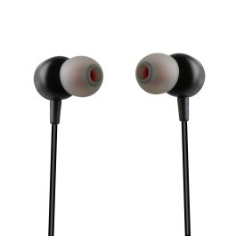 Muvit Auriculares M1C Internos Magnéticos con Micrófono y Control de Volumen Tipo-C, Negro