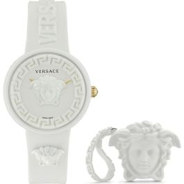 Reloj Mujer Versace MEDUSA POP 3H + VERSACE WHITE SILICON PURSE (Ø 39 mm) Precio: 281.69000013. SKU: B1GMQE89H3