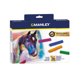 Manley Lápices Pastel Suaves Caja de 36 Unidades Colores Surtidos Precio: 19.49999942. SKU: B1AR3EG4L6