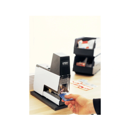 Rapid Grapadora Eléctrica 105E 50 Hojas Grapas 66/6-8mm Blanco/Negro