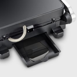 Severin KG 2399 SEVINI Comfort Kontaktgrill, Negro, 1800W, Placas Cerámicas, Control Táctil, Bandeja Recoge Grasas