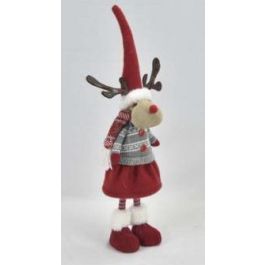 DKD Home Decor Figura de Navidad Tradicional Reno Rojo 52 x 13 x 11 cm (Alto x Ancho x Fondo) Poliéster Precio: 11.87736. SKU: B17MYRV6TX