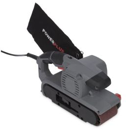 Powerplus POWE40040 Lijadora de banda 1010W con velocidad variable, superficie de lijado 90x187 mm, extracción polvo