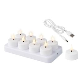 Null Vela led recargable 486715, efecto llama 3d, color blanco, autonomía 30h Null Vela led recargable 486715, efecto llama 3d, color blanco, autonomía 30h Precio: 47.9982195. SKU: B19TH4WCZE