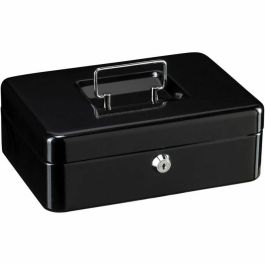 Caja para monedas - BURG WACHTER - Money 5025 Black - Apertura con llave, acero negro