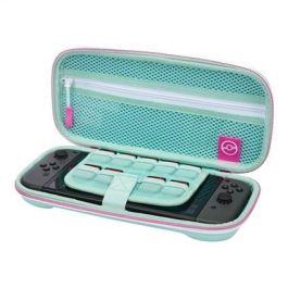 Power A NSCS0125-01 Estuche Protector Compacto para Nintendo Switch OLED, Switch y Switch Lite con Soporte de Juego y Almacenamiento para Tarjetas
