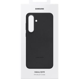 Samsung Funda Kindsuit para Galaxy S25 FE, Protectora de Imitación Piel, 6.7 Pulgadas, Color Negro