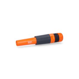 Edm Lanza de riego regulable con abrazadera, polipropileno, gris/naranja, Ø12mm/Ø15mm, 1/2"/5/8"