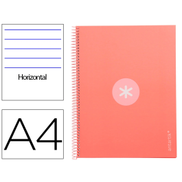 Antartik Cuaderno Espiral A4 Micro Tapa Forrada 80 Hojas 90gr Rosa Claro Precio: 4.49999968. SKU: B1BQB6E3QJ