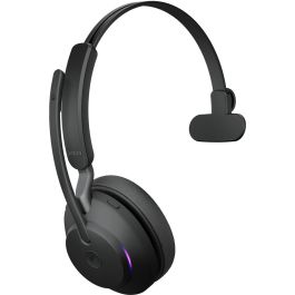 Jabra Evolve2 65 Mono MS + Link 380c Auriculares Inalámbricos Bluetooth USB-C MS Teams Negro