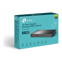 Tp-link Switch Gigabit PoE+ TL-SG1210MP 10 Puertos 8 PoE+ con 123W de Presupuesto