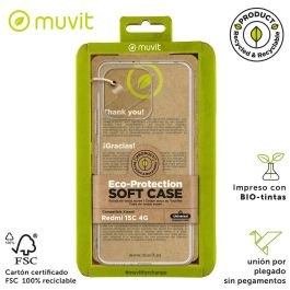 muvit for change funda compatible con Xiaomi Redmi 15C 4G transparente