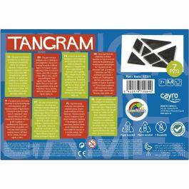 Cayro Tangram de Plástico en Caja de Cartón - Rompecabezas de Lógica para 1 Jugador, Edad +3 Años