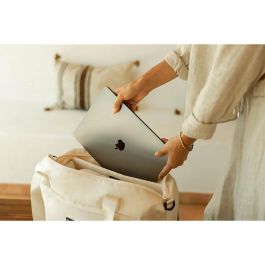 Numada Bolsa de Avión Beige 25 - 35 l con Bolsillo Portátil y Zapatero Resistente al Agua