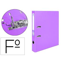 Archivador De Palanca Liderpapel Folio Documenta Forrado Pvc Con Rado Lomo 52 mm Lila Compresor Metalico 6 unidades Precio: 15.6694995039. SKU: B12DQJAKQN