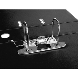 Liderpapel Archivador Folio 2 Anillas Mecanismo de Palanca 75mm Negro