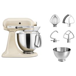 KitchenAid 5KSM175PSEAC Batidora Amasadora Artisan 300W Color Crema