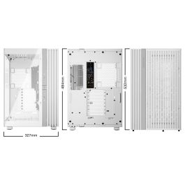 be quiet! Light Base 900 DX Torre PC Full Tower Blanca ATX EATX Micro ATX Mini-ATX XL-ATX ABS Vidrio Acero Juego Iluminación RGB