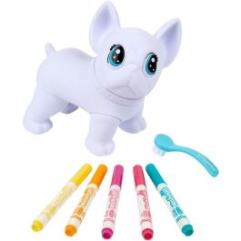 Crayola CRA0071662502270 Washimals Jumbo Dog - Perro gigante lavable para personalizar y colorear, ideal para niños 3+ años