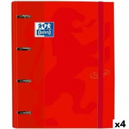 Carpeta de anillas Oxford Touch Europeanbinder Carmín A4+ (4 Unidades) Precio: 48.50000045. SKU: B1FBVQNQKQ