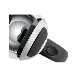 WMF Stelio 0413010012 Hervidor de Agua 1.2 L 2400 W Negro y Acero Inoxidable con Filtro Antical, Apagado Automático y Base Giratoria 360°