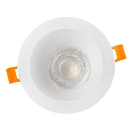 Downlight LED Empotrable 8W 720Lm CCT Regulable 3000-6500K TRIAC IP44 Flicker Free UGR<19 Corte Ø90mm SE-SCL319-8W-CCT