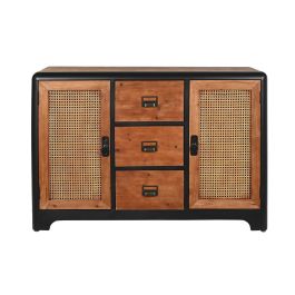Buffet Loft DKD Home Decor Marron Oscuro Gris Oscuro 40 x 79 x 120 cm Buffet Loft DKD Home Decor Marron Oscuro Gris Oscuro 40 x 79 x 120 cm
