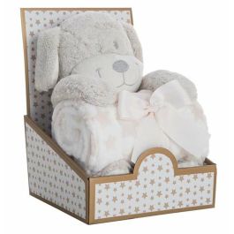 Set de Regalo para Bebé Coralina Peluche Manta Perro 100 x 75 cm Set de Regalo para Bebé Coralina Peluche Manta Perro 100 x 75 cm