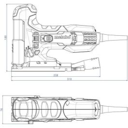 Metabo MET4007430305121 STE 100 Sierra de Calar Rápida 710W para Madera, incluye 20 Hojas, color Verde