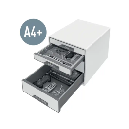 Cajón Archivador Leitz WOW CUBE Blanco