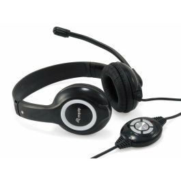 Equip Auricular USB con Micrófono Flexible para Música, Juegos y Videoconferencias Equip Auricular USB con Micrófono Flexible para Música, Juegos y Videoconferencias