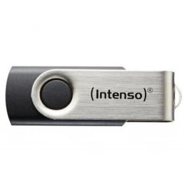 Intenso 3503490 Memoria USB 2.0 Basic 64GB Negra y Plata