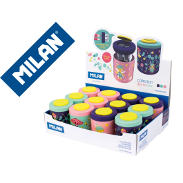 Milan Sacapuntas 2 Usos con Depósito Fairy Tale Colección Colores Surtidos Expositor 12 Unidades Precio: 26.79000016. SKU: B127JBM7AV