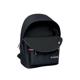 Safta Mochila Doble Para Portátil 15,6"+Usb 24,55 L El Ganso Basics "Negro"