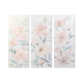 Cuadro DKD Home Decor Flores 55 x 3 x 135 cm Shabby Chic (3 Piezas) Precio: 109.69000053. SKU: S3018418