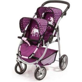 Reig Silla Gemelos Twin Tandem Soft Pink/Purple Altura Regulable 42-81 cm Precio: 87.89000044. SKU: B1998DYP6Z